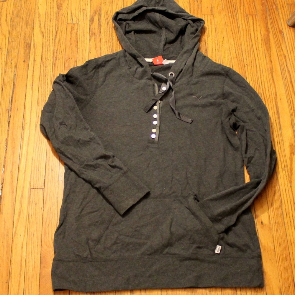 puma womens sport lifestyle lightweight hoodie